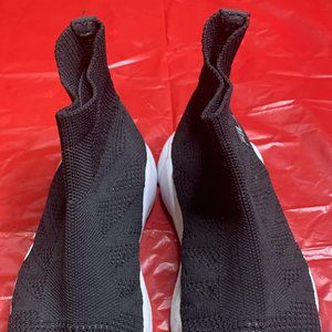 Boys Black Mesh Filas